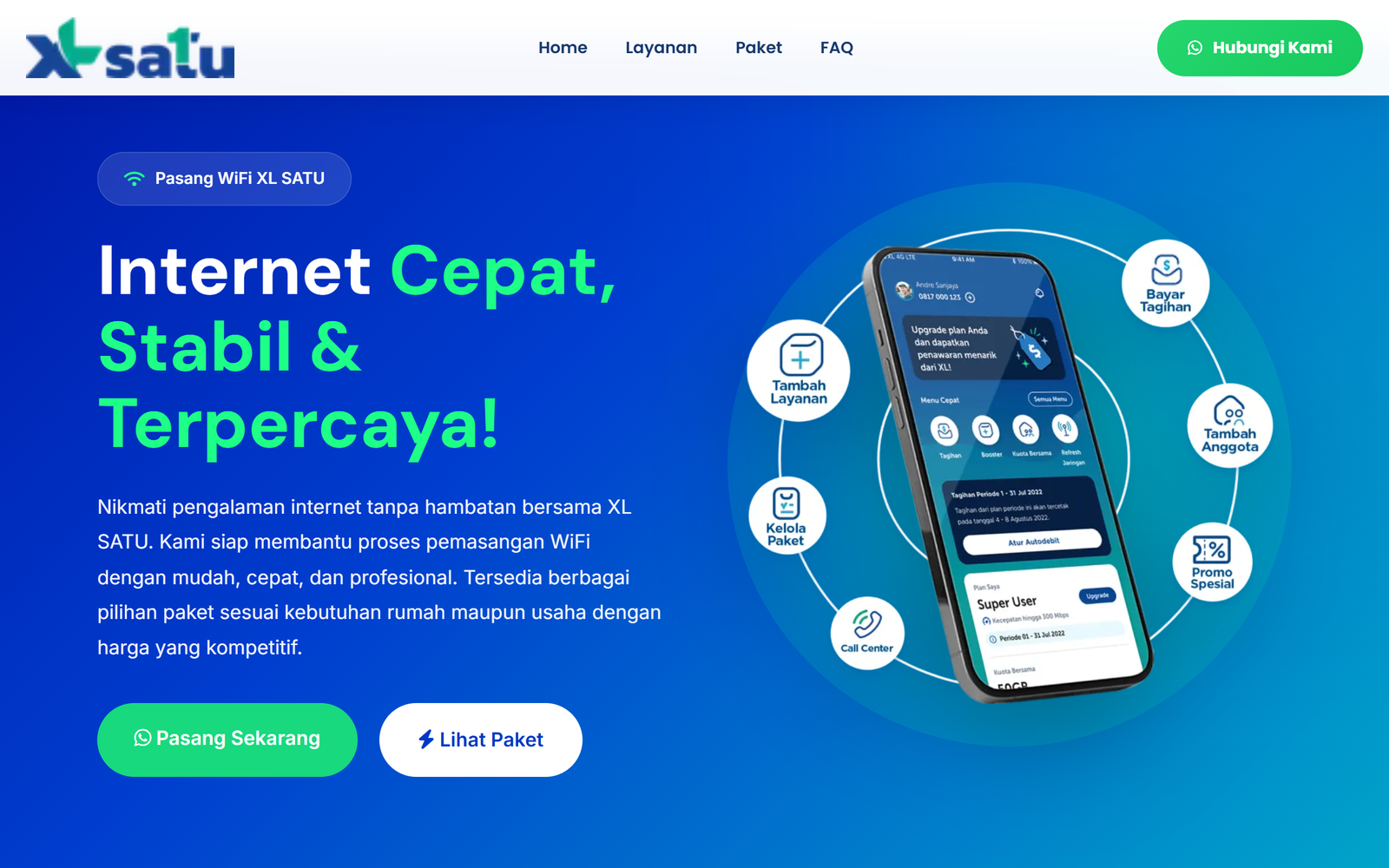 Pasang Wifi XL